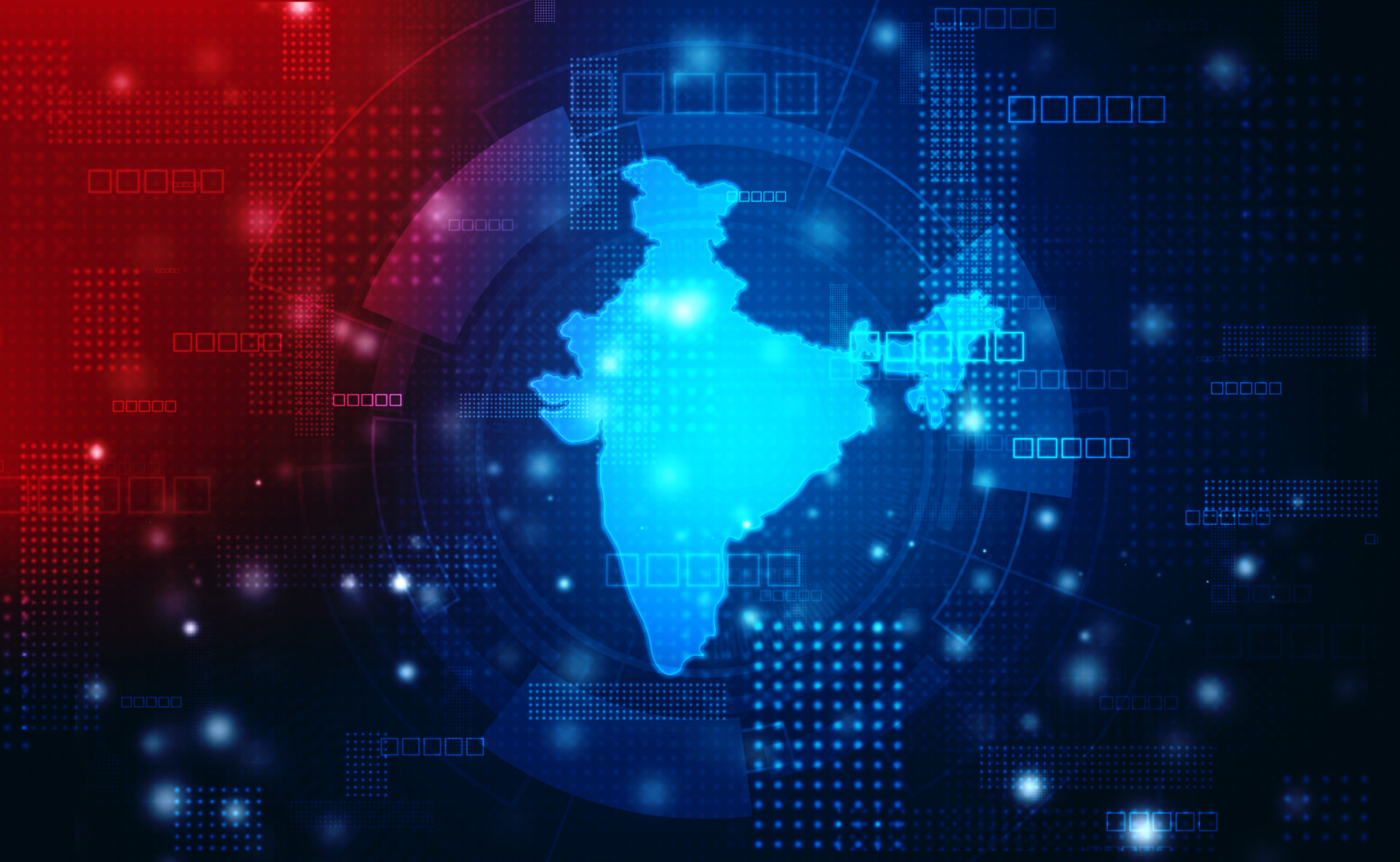 地球儀のインド