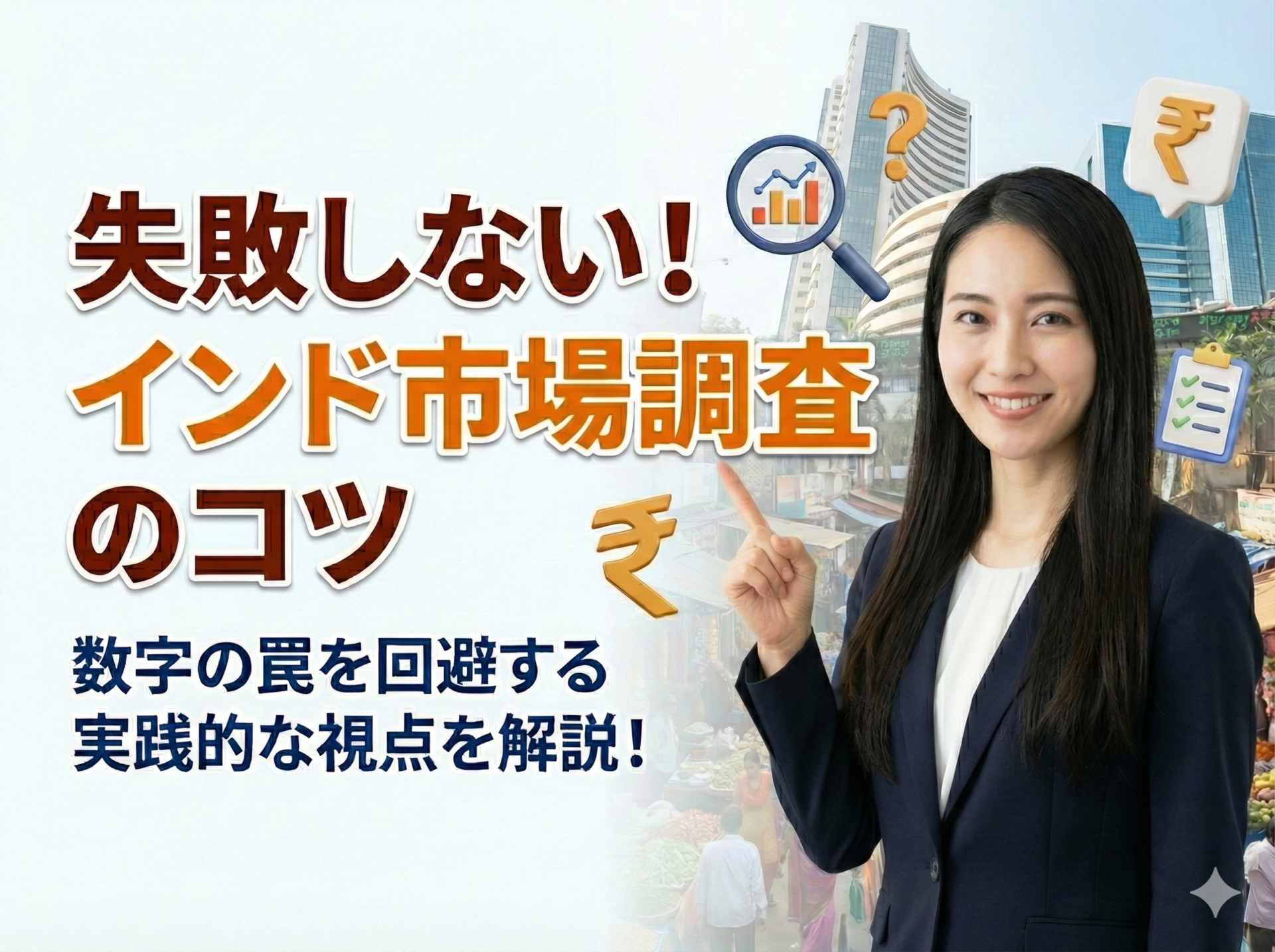 失敗しないインド市場調査のコツ