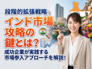 インド市場攻略の鍵は「段階的拡張戦略」｜成功企業が実践する現実的な市場参入アプローチ